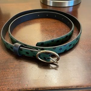 Pony Hair Green Belt